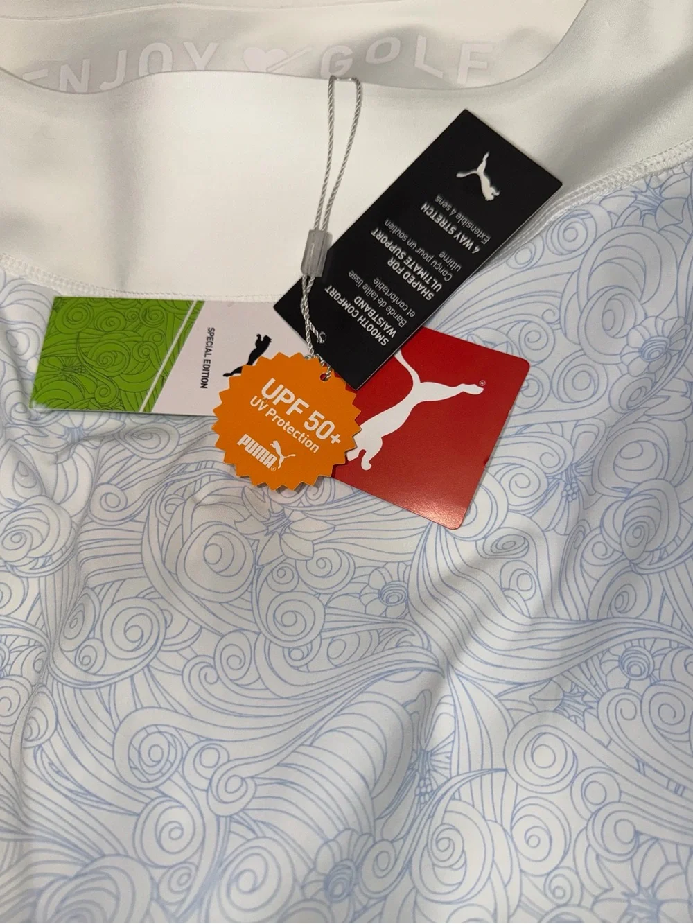 Puma Golf Womenโs Special Edition Powershape โGust O Windโ Skirt Size Small NWT - Picture 10 of 14